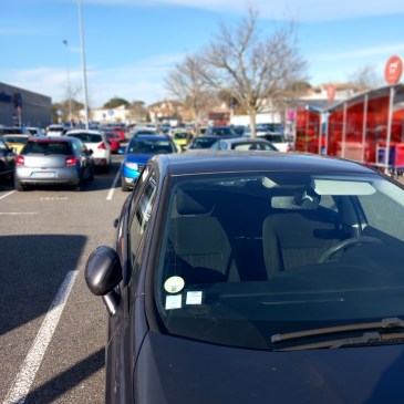 supermarket carpark