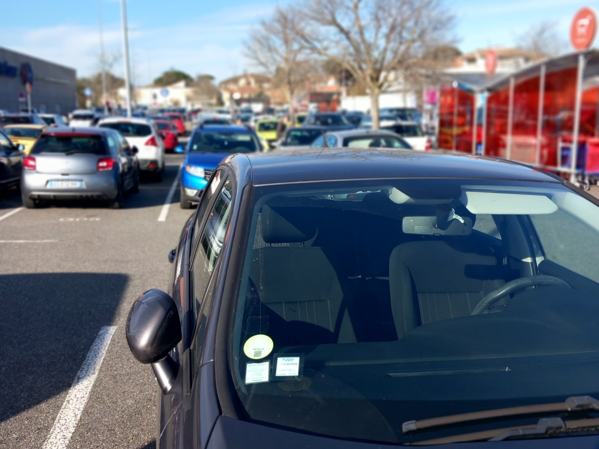 Supermarket car park