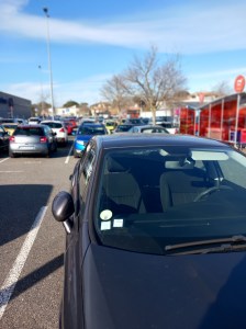 supermarket carpark